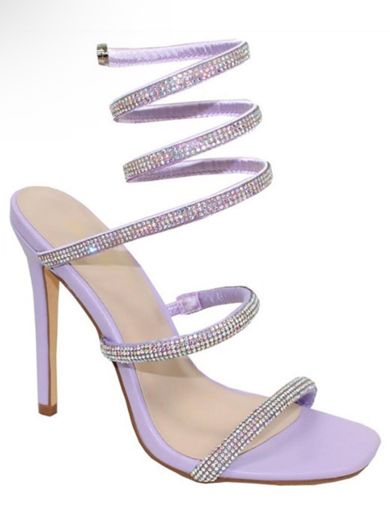 Model # 2318 Lavender Daisy Ultra Heels – Broke Bride Dresses