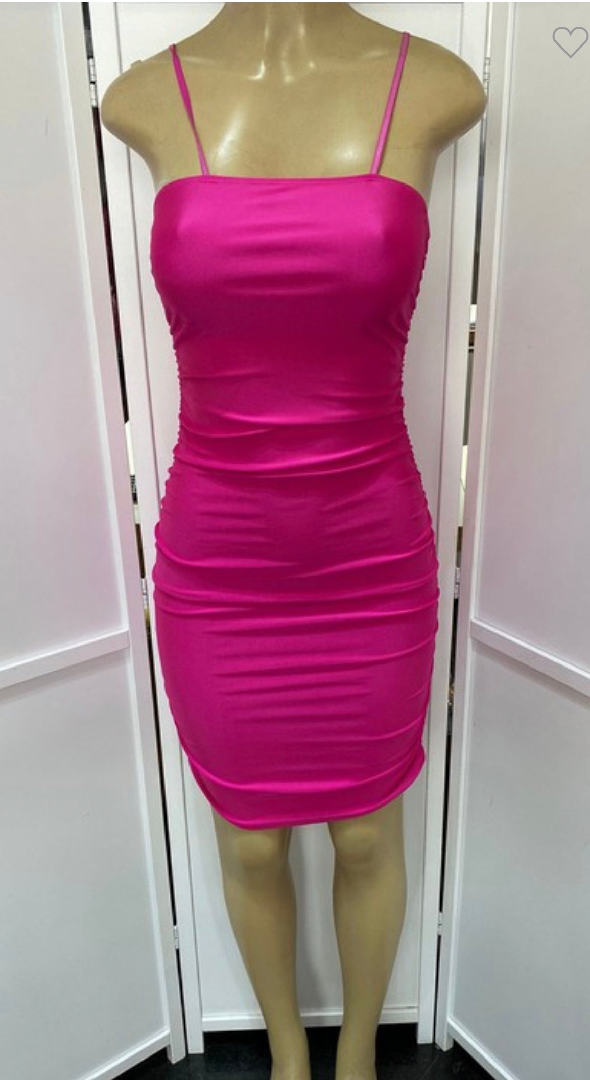 FUCHSIA PINK FITTED BODYCON DRESS – She Addicted Boutique